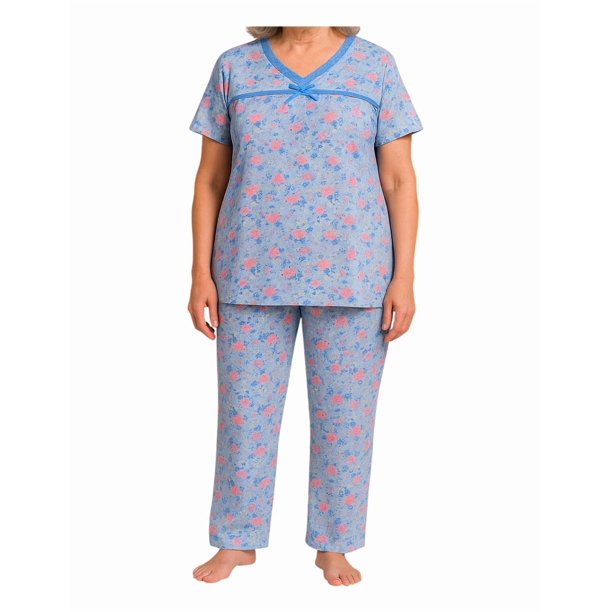 Pijama Set de Pantalón y Blusa Tatys Fashion