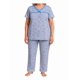 thumbnail image 1 of Pijama Set de Pantalón y Blusa Tatys Fashion, 1 of 3