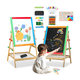 thumbnail image 2 of Pizarra Infantil de Doble Cara y Ajustable de Madera Modelo Multicolor, 2 of 4
