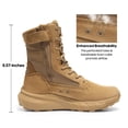 thumbnail image 3 of Botas Tácticas Militares para Hombre NORTIV 8 Coyote Talla 9.5, 3 of 8