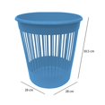 thumbnail image 3 of Bote de Papelero de Plástico Plastic Trends Davinci 12L Azul, 3 of 5