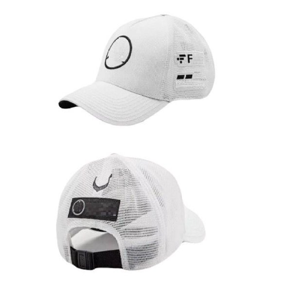 Gorra Lewis Camionero Trucker Blanca White Logo Bordado