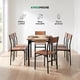 thumbnail image 2 of Comedor con Mesa Extendible Rectangular y 6 Sillas Madera y Metal Cocina marron claro, 2 of 7