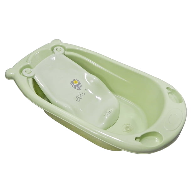 Bañera para Bebe Verde con Respaldo Desmontable Aquila 30 L BB0014