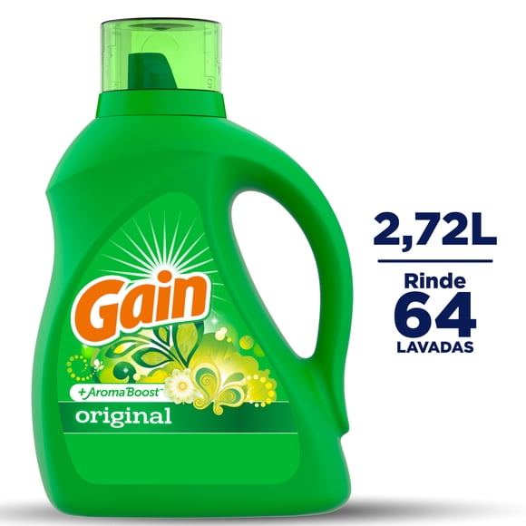 Detergente Líquido Gain Original 2.72 L
