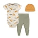 thumbnail image 1 of Set Gerber Essentials Pack 3 Piezas 1 Pañalero, 1 Pantalón y 1 Gorro Safari Multicolor 3-6M, 1 of 4