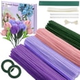 thumbnail image 1 of 400 Pcs Tubos Limpia Línea, Limpia Línea de colores, Set organizador cocina, limpiar superficies, limpiar grietas, para hogar, foldable, plástico resistente, para cocina,topliu, 1 of 8
