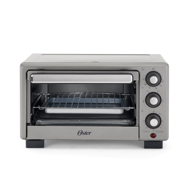 Horno Eléctrico Oster con Freidora de Aire con Capacidad de 17L 2224921 Color Plata