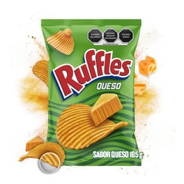 Papas fritas Ruffles sabor queso 185 g