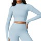 thumbnail image 1 of Chaqueta de Yoga for mujer, chaqueta de Yoga deportiva for correr al aire libre con cremallera, chaqueta de manga larga, ropa de Yoga de secado rápido for niñas, 1 of 6