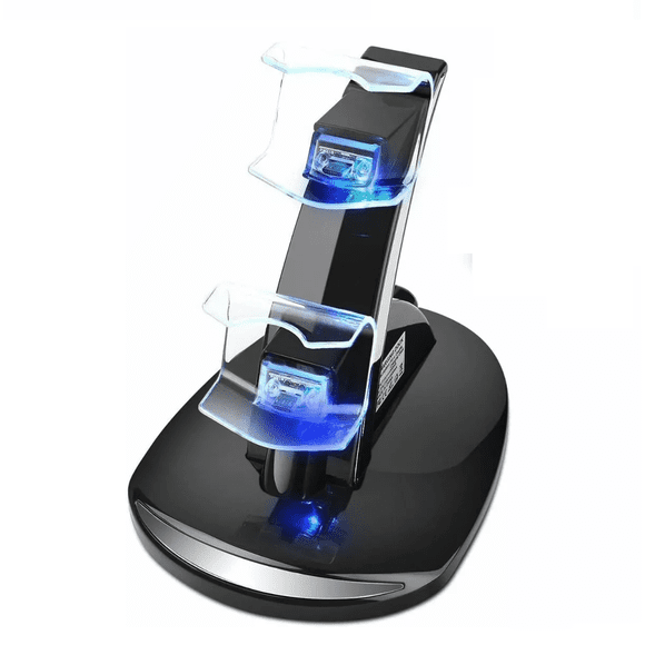 Base Soporte Cargador Dual Para Controles Controlador Ps5 Negro