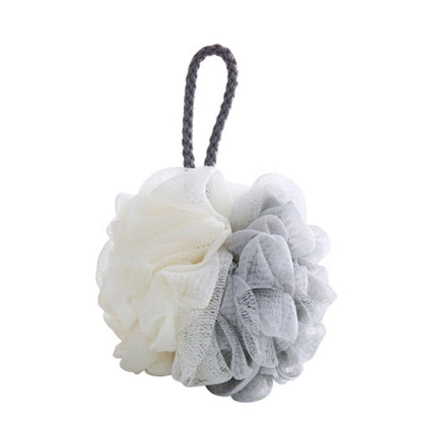 MTBLYS Esponja de baño tipo lufa, paquete de 3 | Esponja exfoliante de malla | Esponja para ducha y baño | Tamaño grande | Juego de 3 piezas