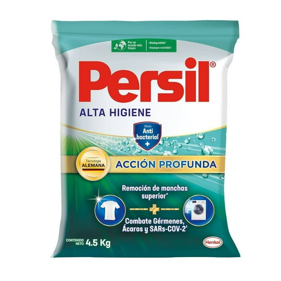Detergente en polvo Persil Alta Higiene 4.5Kg