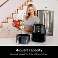 thumbnail image 3 of Freidora de Aire Ninja 3.8 L con 4 Funciones: Air Fryer, Asado, Recalentar y Deshidratar ,Cocina sin Aceite, 75% Menos Grasa, Accesorios Lavables, 3 of 8