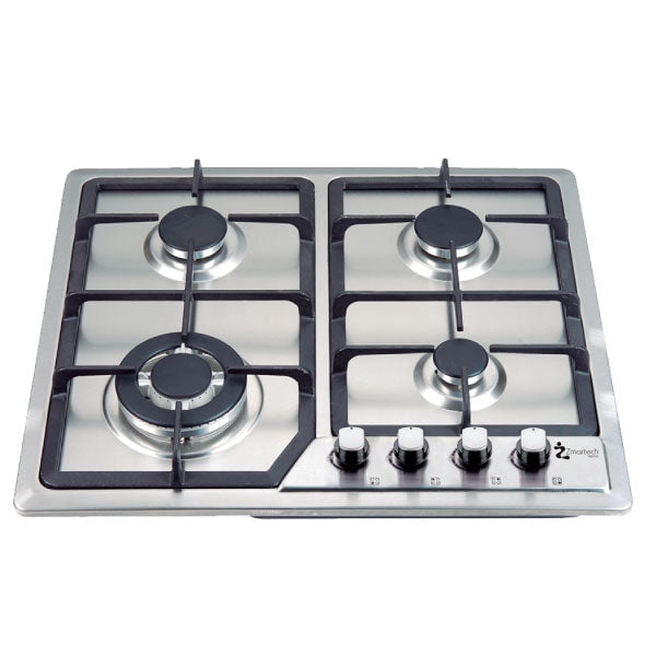 Parrilla Empotrable Zmartech 4 Quemadores Acero Inox