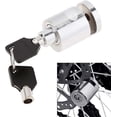 thumbnail image 1 of Candado de seguridad para freno de disco de motocicleta | Candado antirrobo de acero inoxidable de alta resistencia | Cilindro de fácil presión sin llave | Compatible con motocicletas, scooters y, 1 of 9