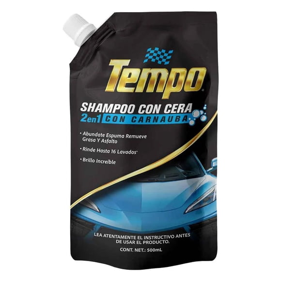SHAMPOO PARA COCHE CON CERA TEMPO 500ML E304293000