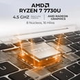 thumbnail image 3 of Laptop ACER Aspire Go 15 AMD Ryzen 7 7730U 32GB DDR4 SSD 512GB Pantalla 15.6" IPS FHD Windows 11 Teclado Ingles, 3 of 6