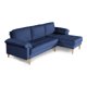 thumbnail image 5 of Sala Modular Reversible Makora Cavalli Con Memory Foam, Color Azul, Lino Respaldo Reclinable De 3 posiciones., 5 of 11