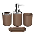 thumbnail image 1 of 4 dispensadores de jabón de mano, jabonera, vaso y soporte para cepillo de , organizador de tocador, 1 of 7