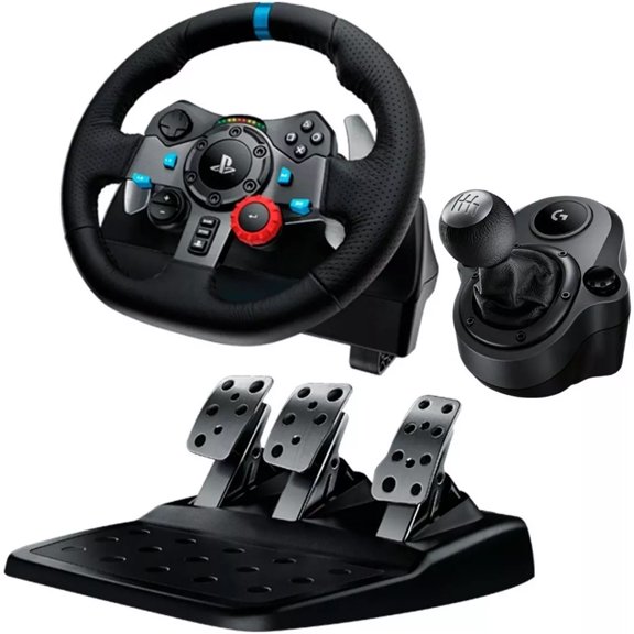 Kit Volante Pedales Palanca Logitech  G29 PC PS3 PS4