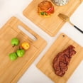 thumbnail image 3 of Tabla de picar de doble cara | Tabla de cortar antideslizante grande para cocina | Material duradero y seguro para alimentos | Fácil de limpiar Seguro en lavavajillas | Ideal para carne, verduras, 3 of 5