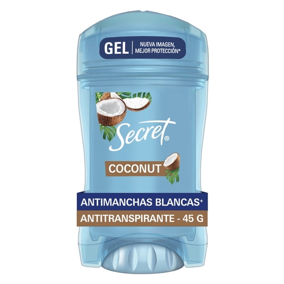 Antitranspirante Secret Gel Invisible Coconut 45g