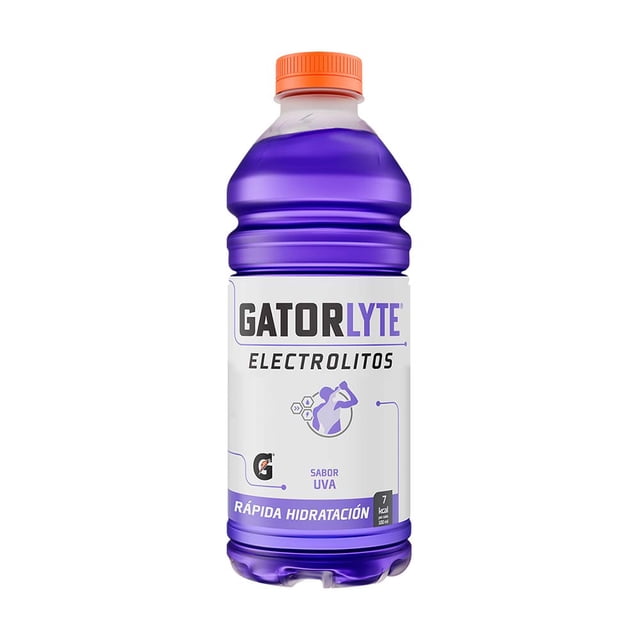 Bebida hidratante Gatorlyte sabor uva 591 ml