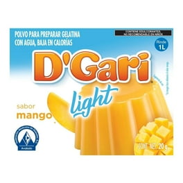 Polvo para preparar gelatina D' Gari Sin Azúcar de agua sabor mango 20 g