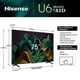 thumbnail image 3 of TV Hisense 75 pulgadas 4K Ultra HD Smart TV MiniLED 75U6N, 3 of 4