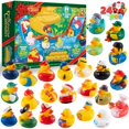 thumbnail image 1 of Calendario de Adviento JOYIN 24 días de Navidad 2024 con patos de goma, 1 of 7