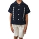 thumbnail image 2 of Guayabera para Bebé  con Short, Conjunto Mexicano de 2 Piezas para Niño, Guayabera Infantil de Manga Corta, 2 of 4