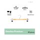 thumbnail image 2 of 40 Ganchos Para Pantalones Madera Natural Premium Ultra Resistentes, 2 of 5