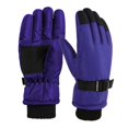 thumbnail image 4 of Guantes para niños, guantes de nieve, mitones que mantienen las manos calientes, guantes para clima frío para niñas Púrpura, 4 of 9