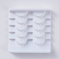 thumbnail image 1 of Zhuge Pestañas postizas de visón de colores, pestañas postizas de visón de gato largas y gruesas, rizadas y espectaculares, 15 pares (blancas), 1 of 3