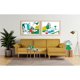 thumbnail image 1 of Sala Modular Reversible Makora Cavalli Con Memory Foam, Color Mostaza, Lino Respaldo Reclinable De 3 posiciones., 1 of 9