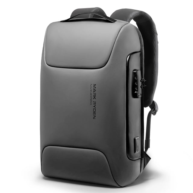 Mochila Grande Mark Ryden para Negocios con Puerto de Carga USB y Micro USB Antirrobo Impermeable MR9116-07