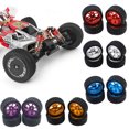 thumbnail image 3 of Llantas de aleación de aluminio Vogacara para coche de control remoto Wltoys 1/18 A949 rojo, 3 of 6