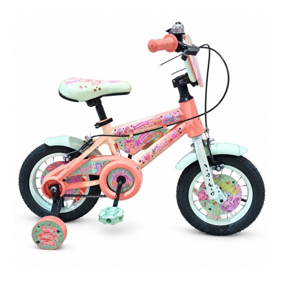Bicicleta Infantil Little Ponny R12 Con Ruedas De Apoyo