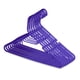 thumbnail image 1 of Ganchos para Ropa de Niños Atmos Homeware Ganchos de Plástico Premium Paquete de 20 Perchas color Morado, 1 of 5
