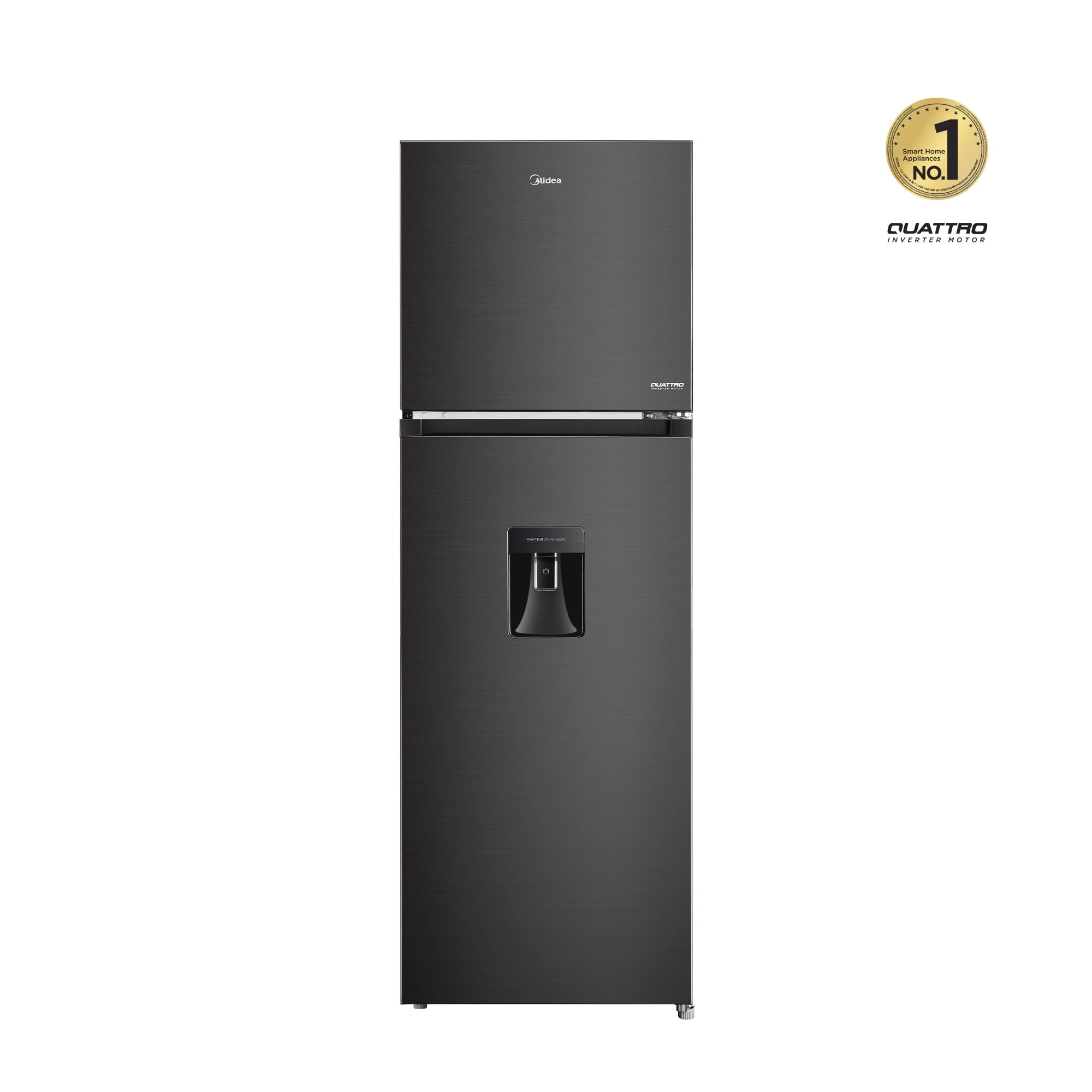 Refrigerador Midea Top Mount Inverter Quattro Jazz Black 10
