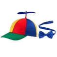 thumbnail image 3 of Sombrero de hélice Yuyangstore Gorra de béisbol Multicolor para deportes Disfraces, 3 of 7