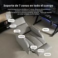 thumbnail image 3 of Sillon Masajeador, Sillon Reclinable Adultos 8 Modos de Masaje con Soporte Lumbar, Reposapiés Retráctil, Reposabrazos y Reposacabezas Ajustables, Ruedas 360°, para Sala y Dormitorio (Gris), 3 of 9