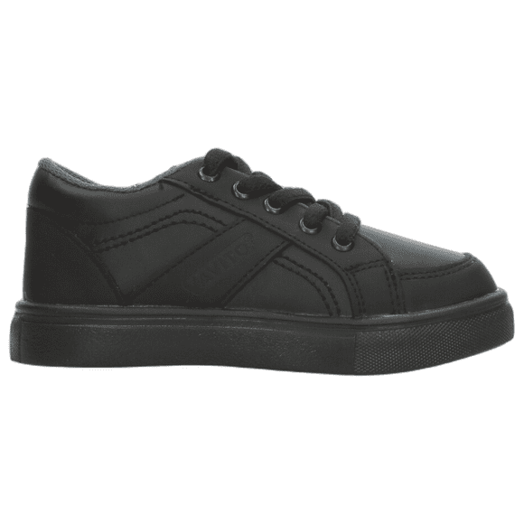 Zapato Escolar Vavito Niño Negro Cintas Infantil T18-22 negro 19.5