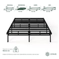 thumbnail image 1 of Base de Cama Matrimonial Zinus Justin de Metal Resistente Montaje Fácil para todas las edades, 1 of 6