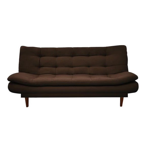 Sofa Cama Reclinable Capitonado Café