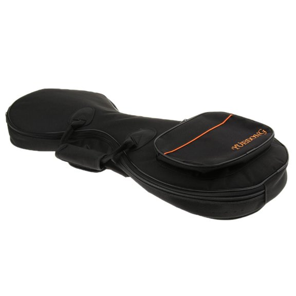 Funda gruesa para guitarra soprano china Liuqin Negro