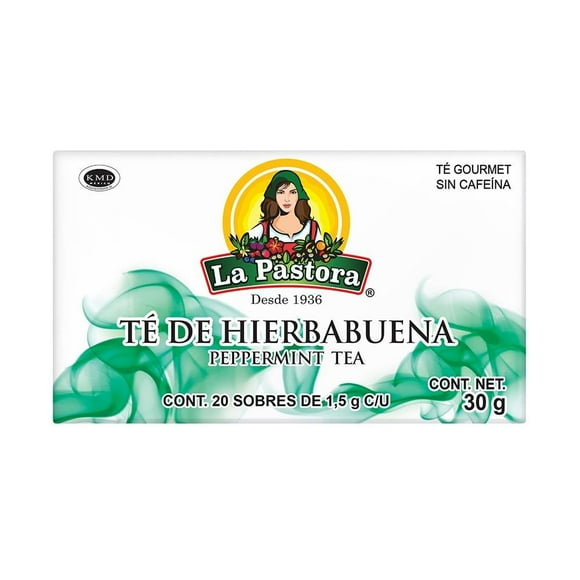 Té de hierbabuena La Pastora 20 sobres de 1.5 g c/u