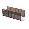 thumbnail image 4 of Molde para cortar rollos suizos, herramienta para capas, divisor con almohadilla, cortador de cocina de grado alimenticio 6 Rebanadas 4cm, 4 of 9