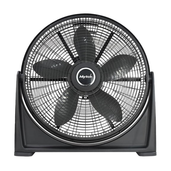 Ventilador de Piso MYTEK 3409 20 PUL 3 VEL PLÁSTICO Negro